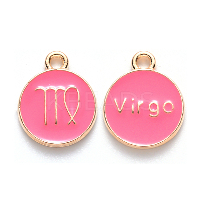 Alloy Enamel Pendants ENAM-S124-01A-03B-1