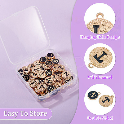 2Bags 2 Styles Alloy Enamel Pendants ENAM-TA0003-53C-1