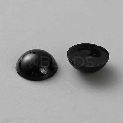 Acrylic Half Round Beads OACR-WH0020-06D-1