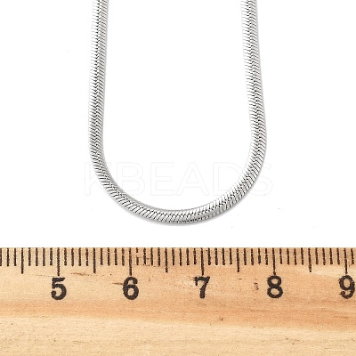 Tarnish Resistant 304 Stainless Steel Snake Chains Necklaces NJEW-O058-25P-1