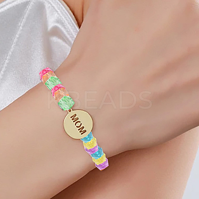 300Pcs Transparent Acrylic Beads ACRP-PA0001-01C-1