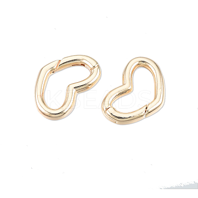 Brass Spring Gate Rings KK-N232-443LG-1