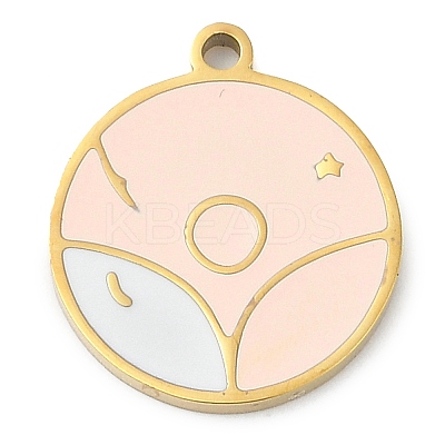 304 Stainless Steel Pendants STAS-F315-09G-05-1