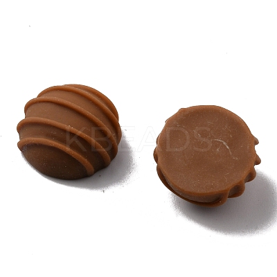 Imitation Food Resin Cabochons LS-RESI-WH0035-18C-A01-1