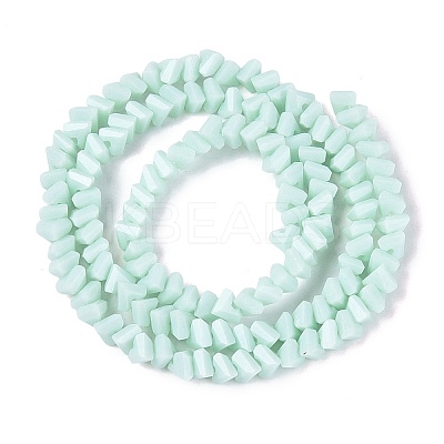 Opaque Glass Beads Strands GLAA-N019-3mm-14-1