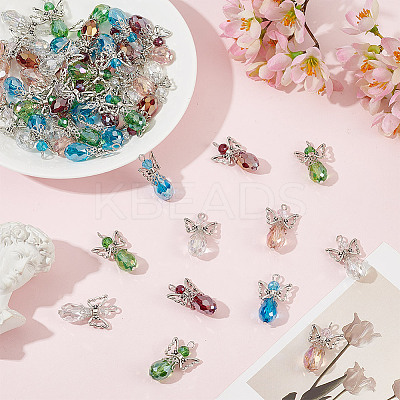 Glass Pendants PALLOY-HY00019-1