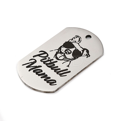 Anti-Tarnish 201 Stainless Steel Pendants STAS-R002-02P-09-1