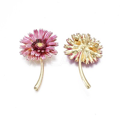 Flower Enamel Pin JEWB-N007-078-1