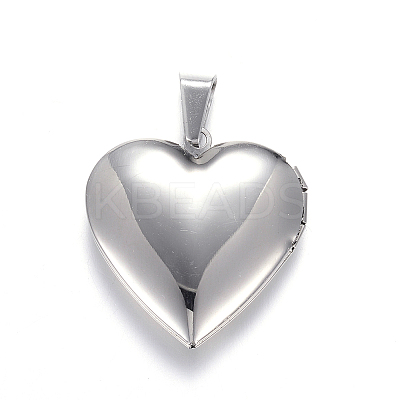 Tarnish Resistant 316 Stainless Steel Locket Pendants LS-STAS-N0016-04P-1