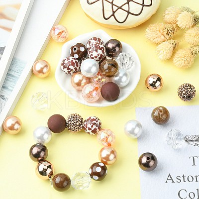 DIY Candy Color Bracelet Necklace Making Kit MACR-CJC0001-12P-04-1