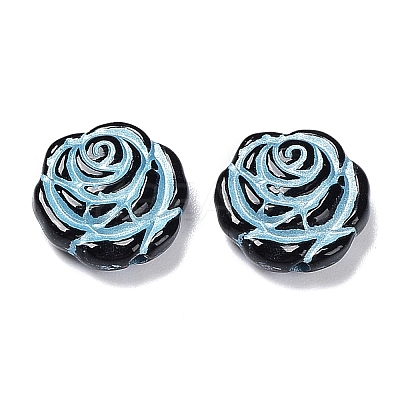 Opaque Acrylic Beads OACR-G016-09B-1