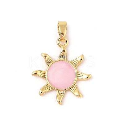 Brass Micro Pave Cubic Zirconia Pendants KK-R100-13G-01-1
