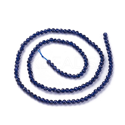 Faceted Glass Beads Strands G-F619-09A-3mm-1