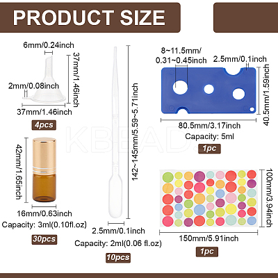 Roller Ball Bottles Kits DIY-BC0013-39-1