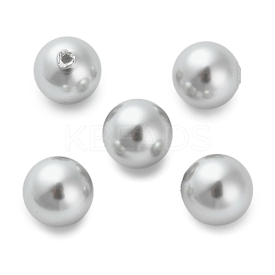 Baking Paint Pearlized Glass Pearl Round Beads HY-Q001-02A-04-1