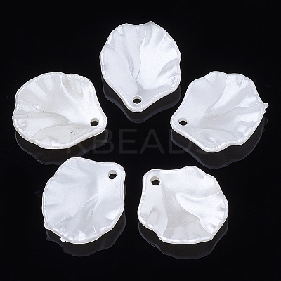 ABS Plastic Imitation Pearl Pendants LS-X-OACR-S020-13-1