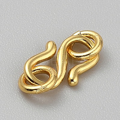 999 Fine Silver S Clasps LS-STAS-WH0005-29G-1