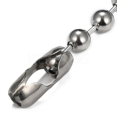 Tarnish Resistant 304 Stainless Steel Ball Chain Bracelets X-BJEW-G618-03P-1