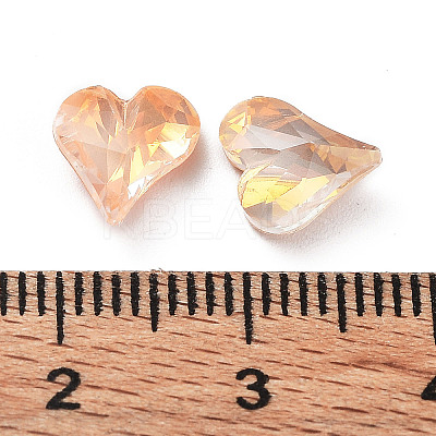 Electroplate K9 Glass Rhinestone Cabochons RGLA-M016-E02-AM-1