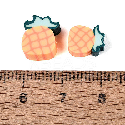 Handmade Polymer Clay Bead CLAY-R069-01P-01B-1