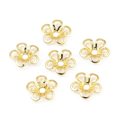Brass Bead Caps KK-Z030-13A-G-1