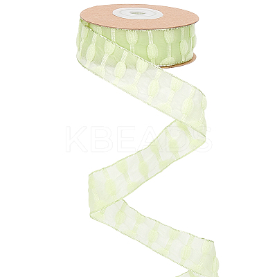 10 Yards Polyester Lace Trim Ribbon OCOR-WH20005-42C-1