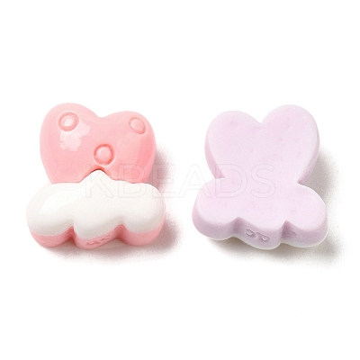 Cartoon Opaque Resin Cabochons RESI-C039-03B-1