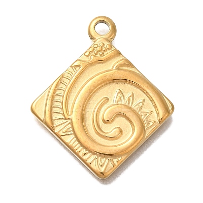 Ion Plating(IP) 304 Stainless Steel Pendants STAS-P371-020G-1