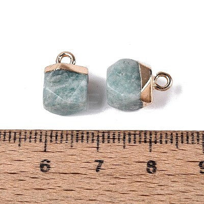 Natural Amazonite Pendants G-N359-18G-18-1
