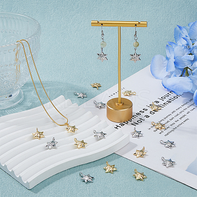 40Pcs 2 Colors Alloy Pendants FIND-DC0005-50-1