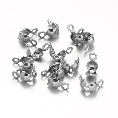 Tarnish Resistant 304 Stainless Steel Bead Tips LS-X-STAS-M213-09-1