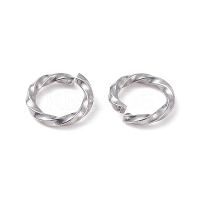 Tarnish Resistant 304 Stainless Steel Open Jump Rings STAS-F191-12P-B-1