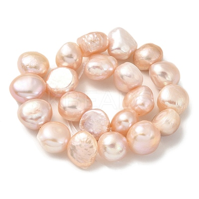 Natural Cultured Freshwater Pearl Beads Strands PEAR-A006-10F-1