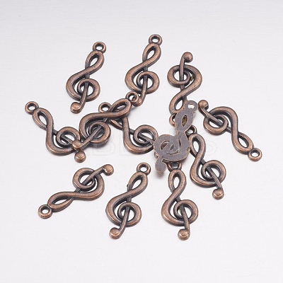 Treble Clef Pendants TIBEP-R315-R-FF-1