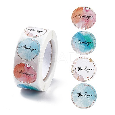 Paper Thank You Gift Sticker Rolls STIC-E001-05-1
