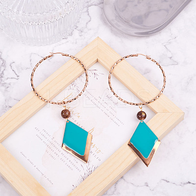 Stainless Steel Hoop Earrings STAS-TA0001-17-1