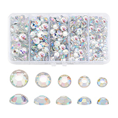 430pcs 5 Styles Plastic Cabochons FIND-PH0021-48B-1