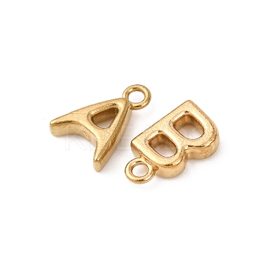 26Pcs 304 Stainless Steel Charms STAS-D129-01G-1