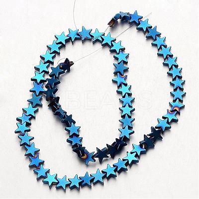 Electroplate Non-magnetic Synthetic Hematite Bead Strands G-F300-24C-05-1