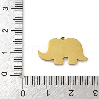 316 Surgical Stainless Steel Enamel Charms STAS-M073-19A-03G-1