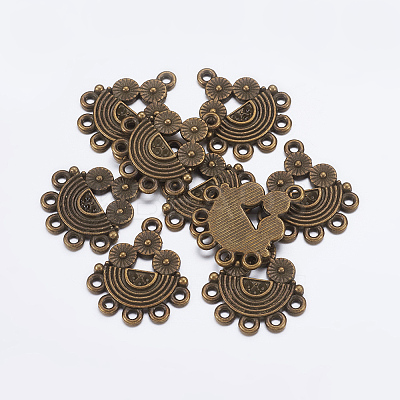 Alloy Rhinestone Connector Settings LS-X-EA10681Y-AB-1