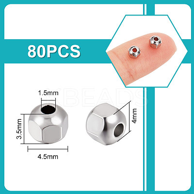 201 Stainless Steel Beads STAS-UN0052-72-1