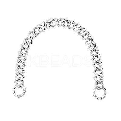 Alloy Curb Chain Bag Strap FIND-WH0069-85P-1