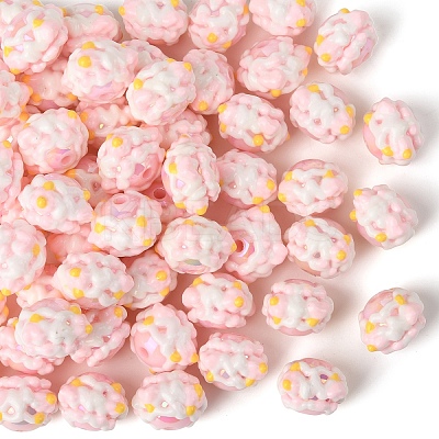 Opaque Acrylic Beads SACR-YW0002-78A-02-1