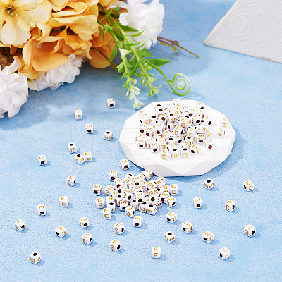 Opaque Acrylic Beads MACR-TAG0001-07E-1