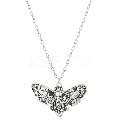 Gothic 304 Stainless Steel Cable Chain Necklaces NJEW-JN04983-02-1