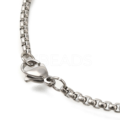 Alloy Full Crystal Rhinestone Playing Cards Pendant Necklaces LS-NJEW-R001-01P-02-1
