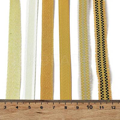 18 Yards 6 Styles Polyester Ribbon SRIB-C001-E01-1