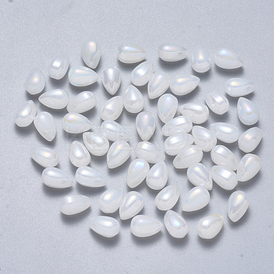 Transparent Spray Painted Glass Charms X-GLAA-R211-03-D06-1