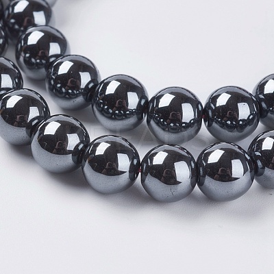 Non-Magnetic Synthetic Hematite Beads Strands G-H1071-1-1
